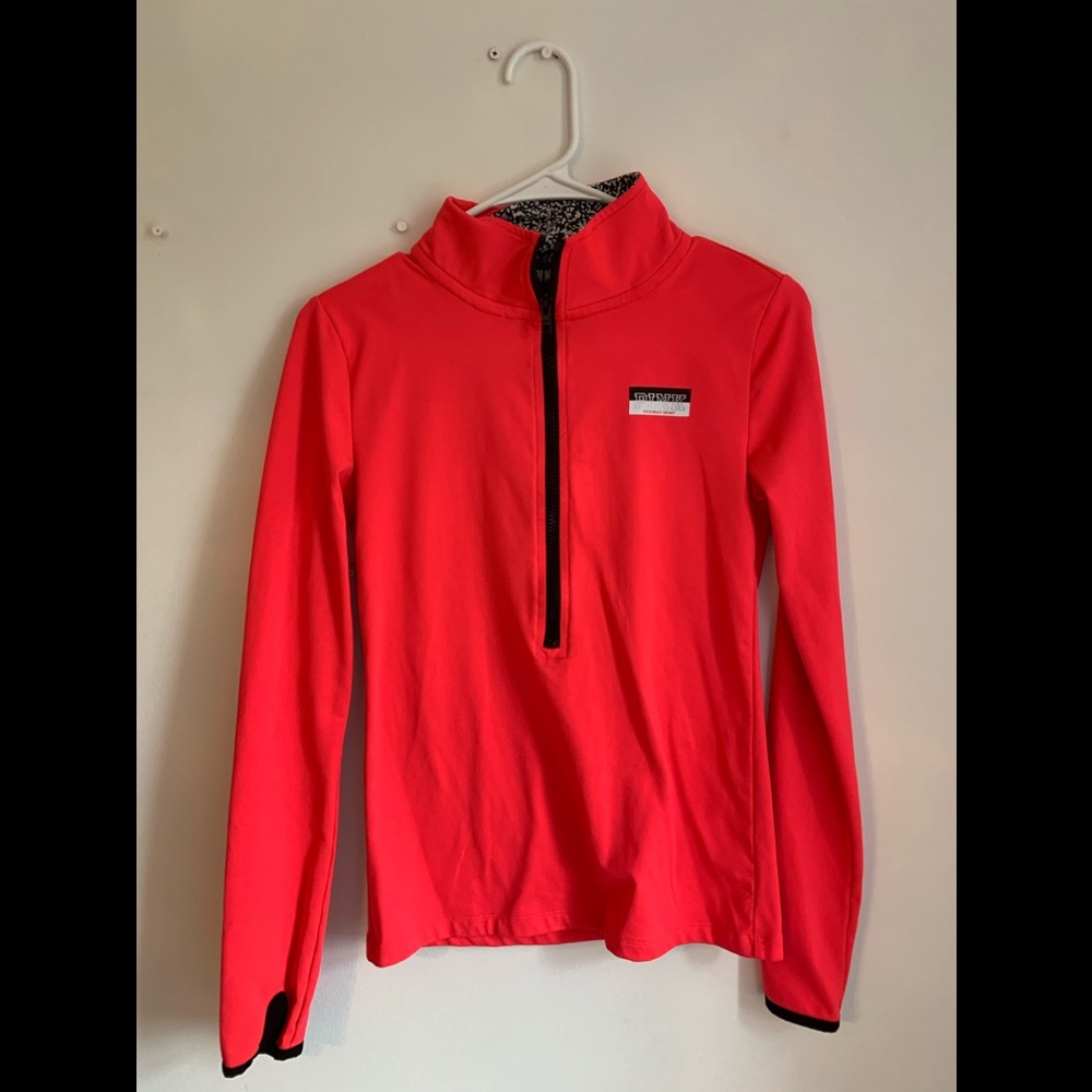PINK bright neon zip-up